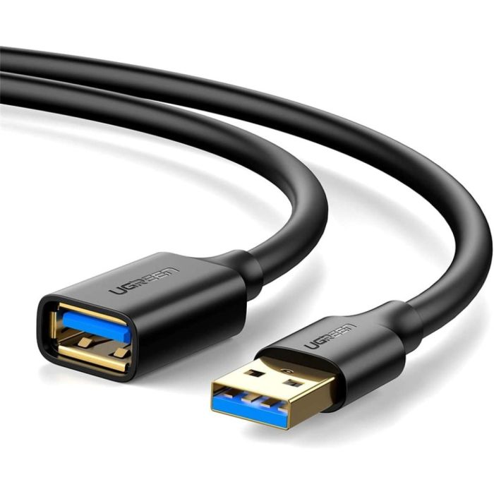 UGREEN USB-A Male to USB-A Female Extension Cable Black 1m 10368