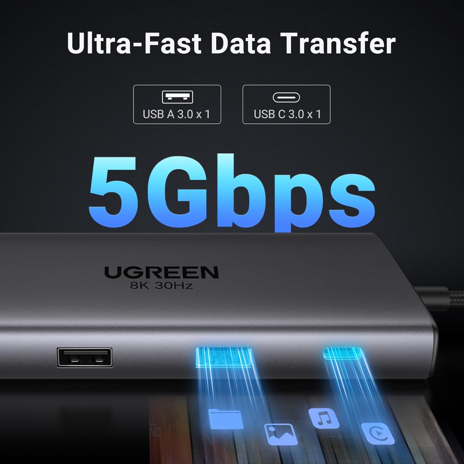 UGREEN USB-C Multifunction Adapter 15534