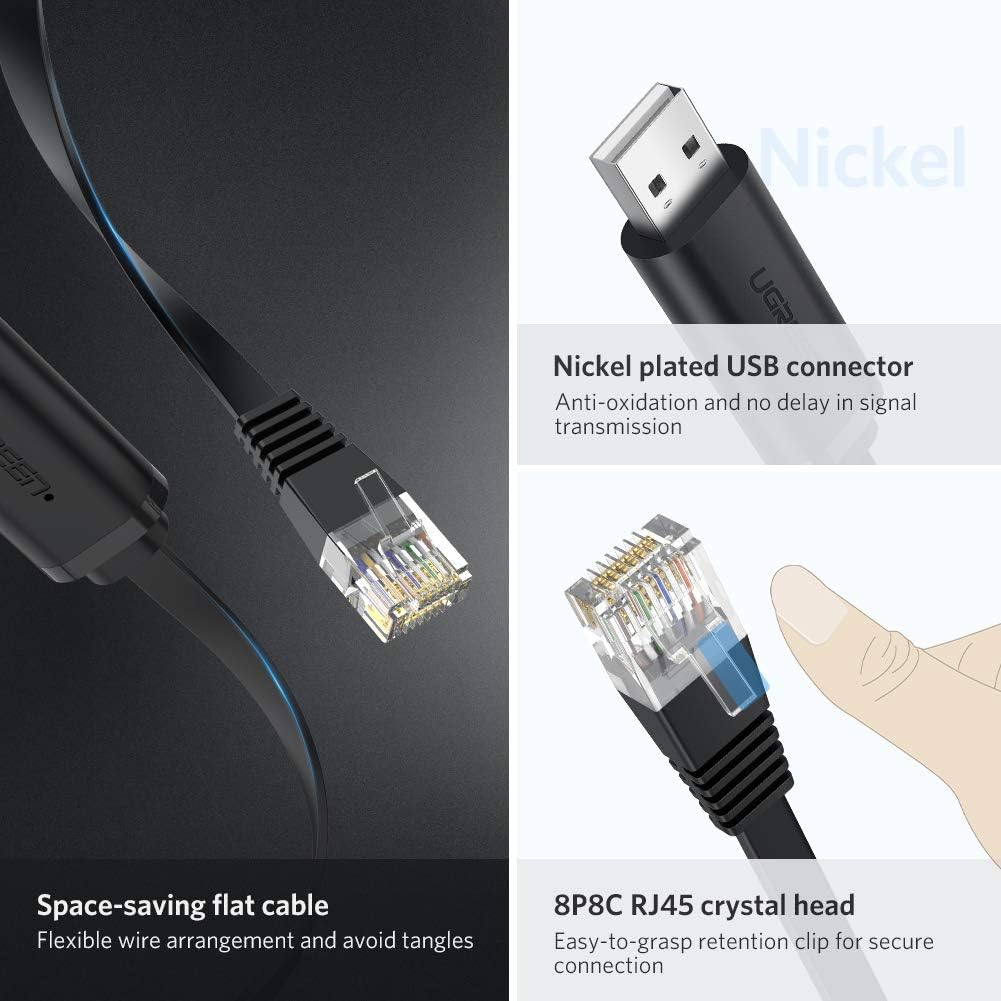 UGREEN USB to RJ45 Console Cable 1.5m 50773