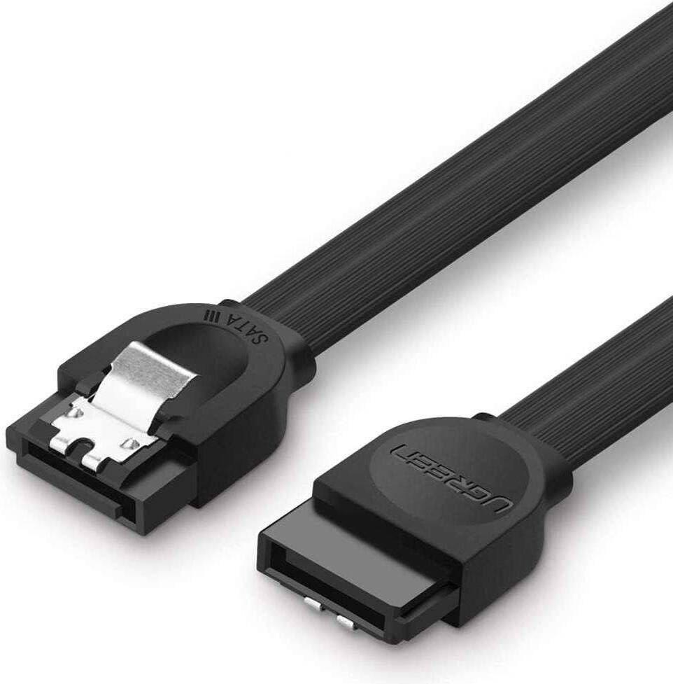 UGREEN SATA 3 Data Cable 0.5m (Black) 30796