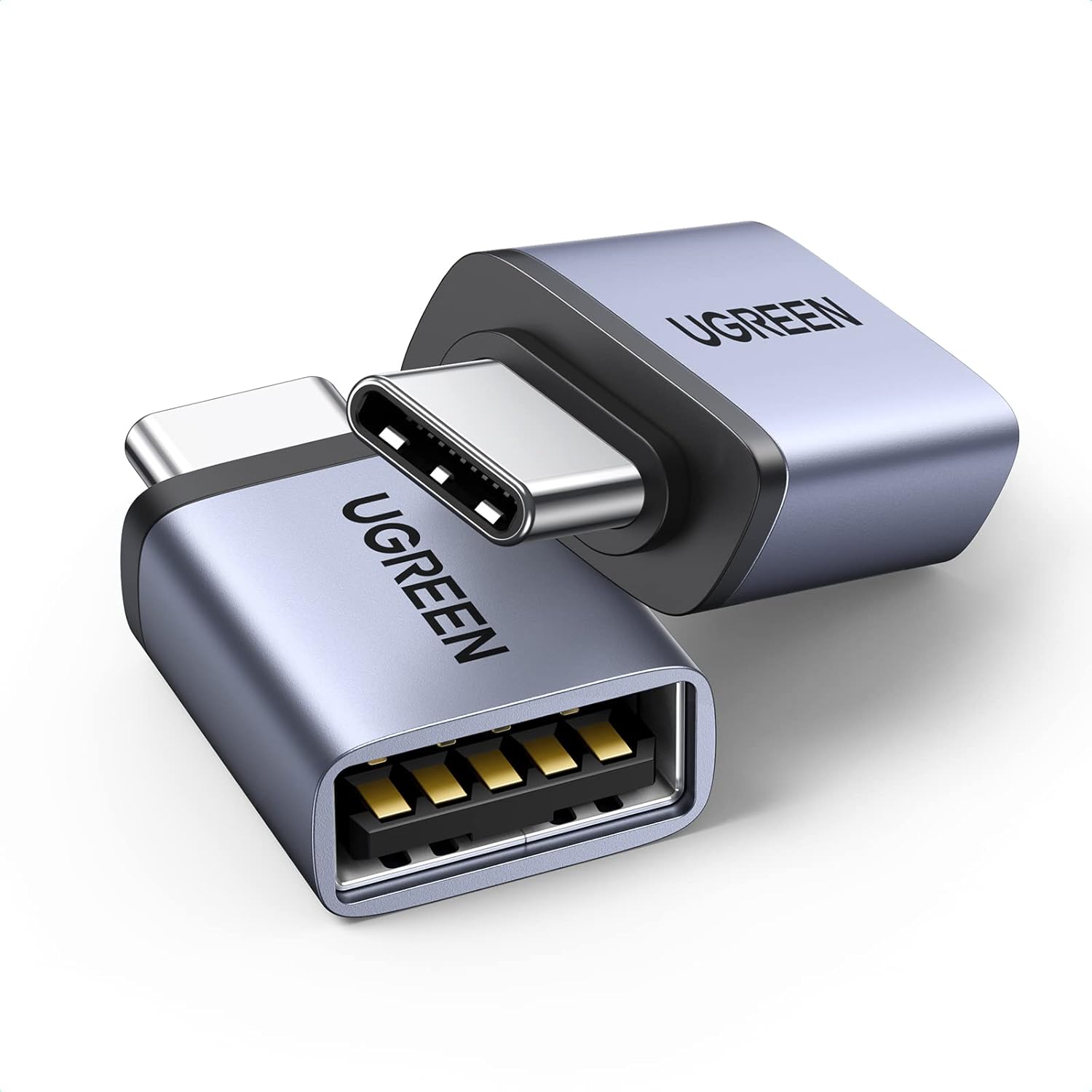 UGREEN USB-A Male to USB-C Female Adapter Set 2-Pack 45275