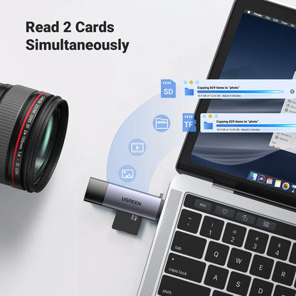 UGREEN USB-C TF + SD Card Reader  50704