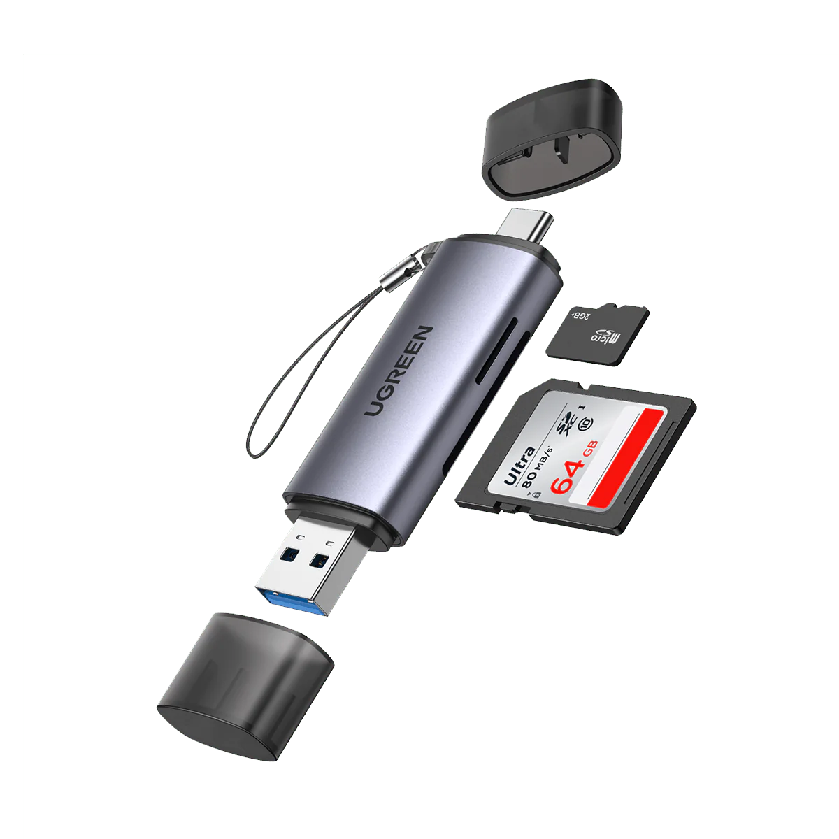 UGREEN USB-C TF + SD Card Reader  50704