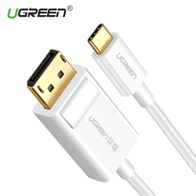 UGREEN USB Type C to HDMI Cable Male to Male ABS Case 1.5m (White) 30841