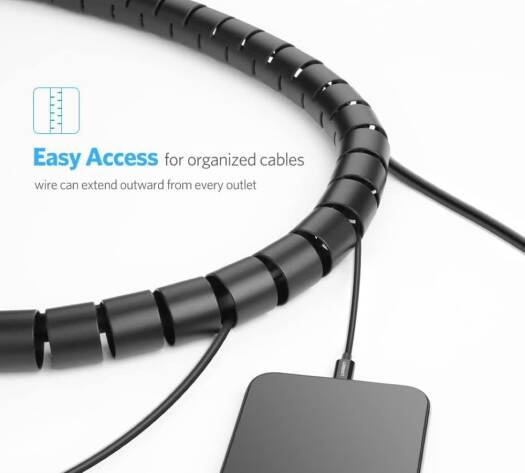 UGREEN Protection Tube DIA 25mm 1.5m (Black) 30818