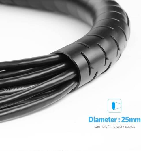 UGREEN Protection Tube DIA 25mm 1.5m (Black) 30818