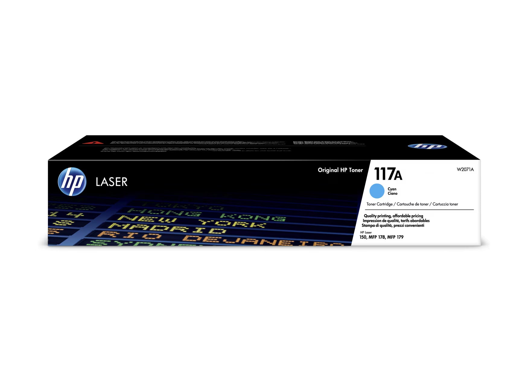 HP 117A Cyan Original Laser Toner Cartridge | W2071A