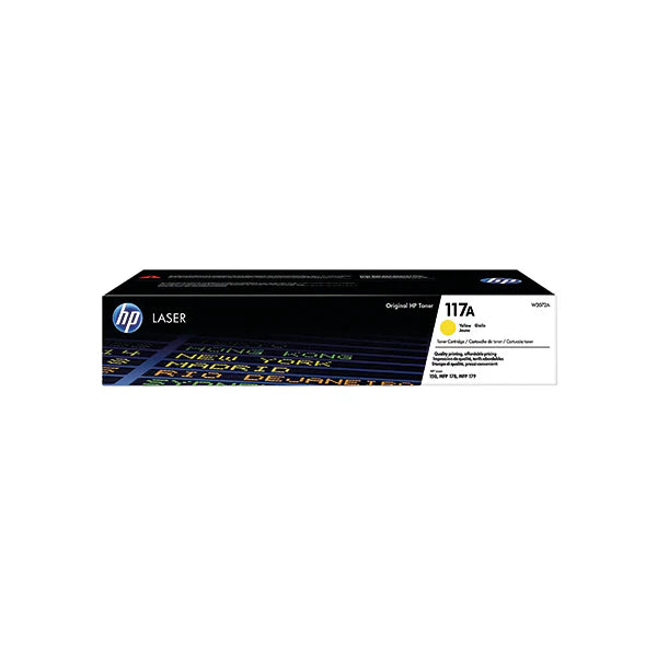 HP 117A Yellow Original Laser Toner Cartridge | W2072A