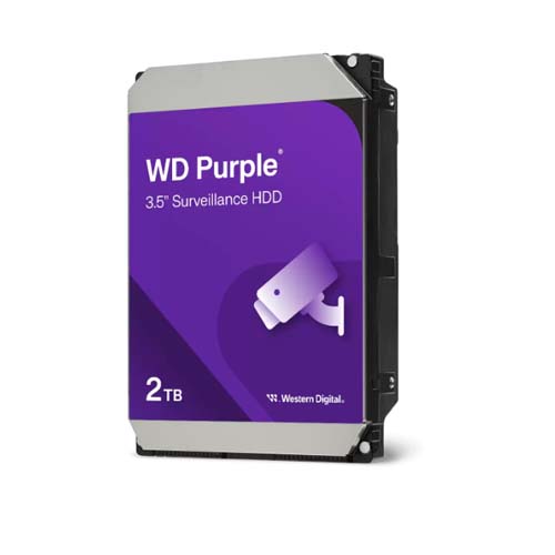 WD 2TB Purple SATA Surveillance Hard Drive WD20PURZ