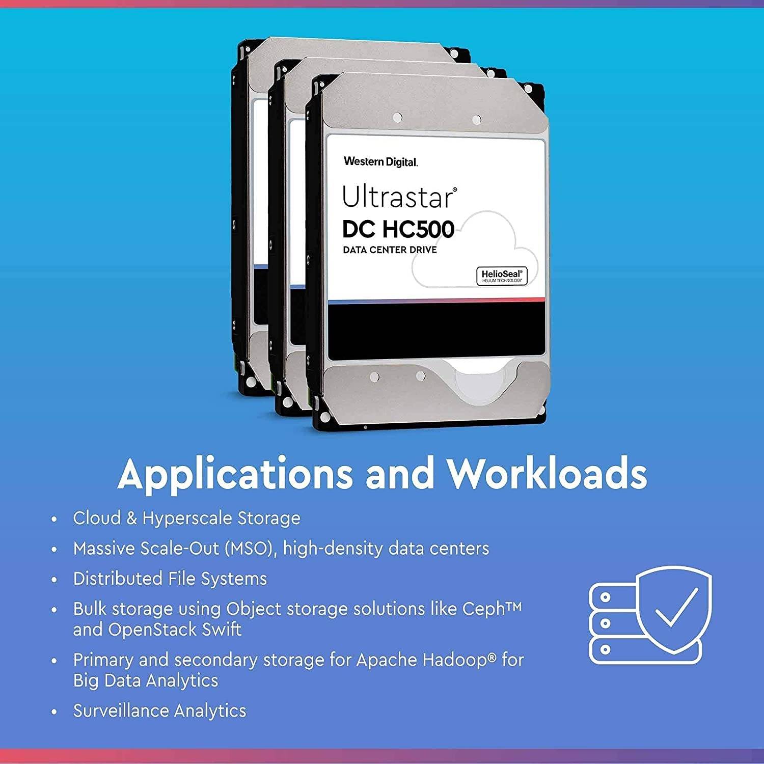 WD Ultrastar DC HC530 14TB SATA 6Gb/s 3.5