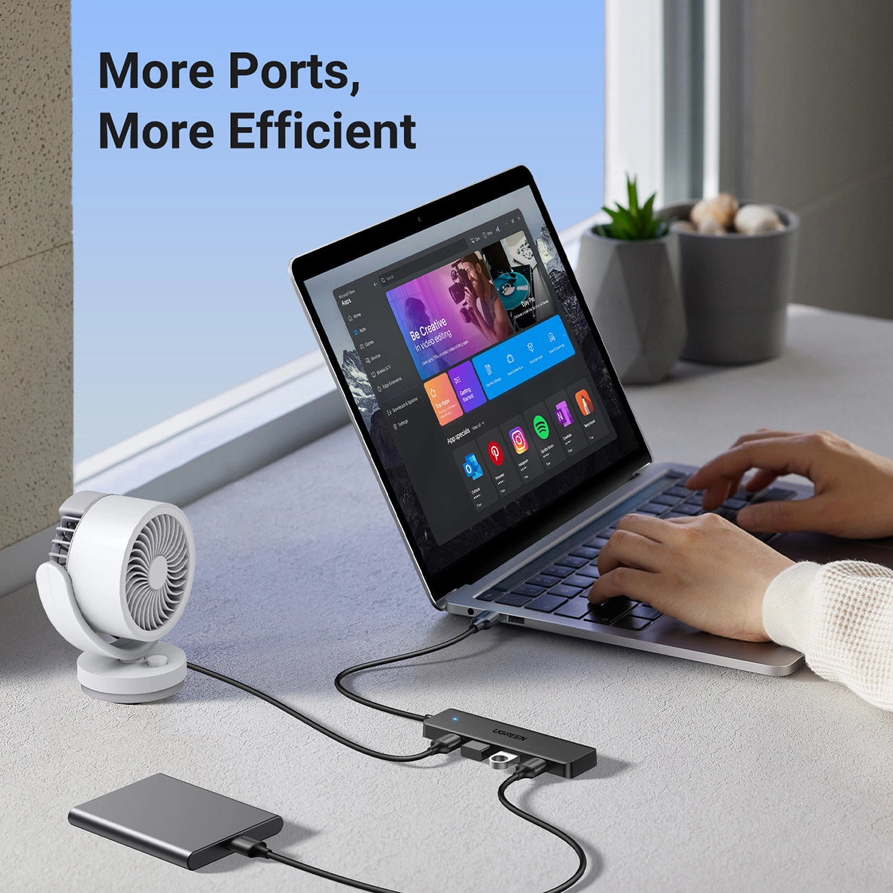 UGREEN 4-Port USB 3.0 Hub 25851