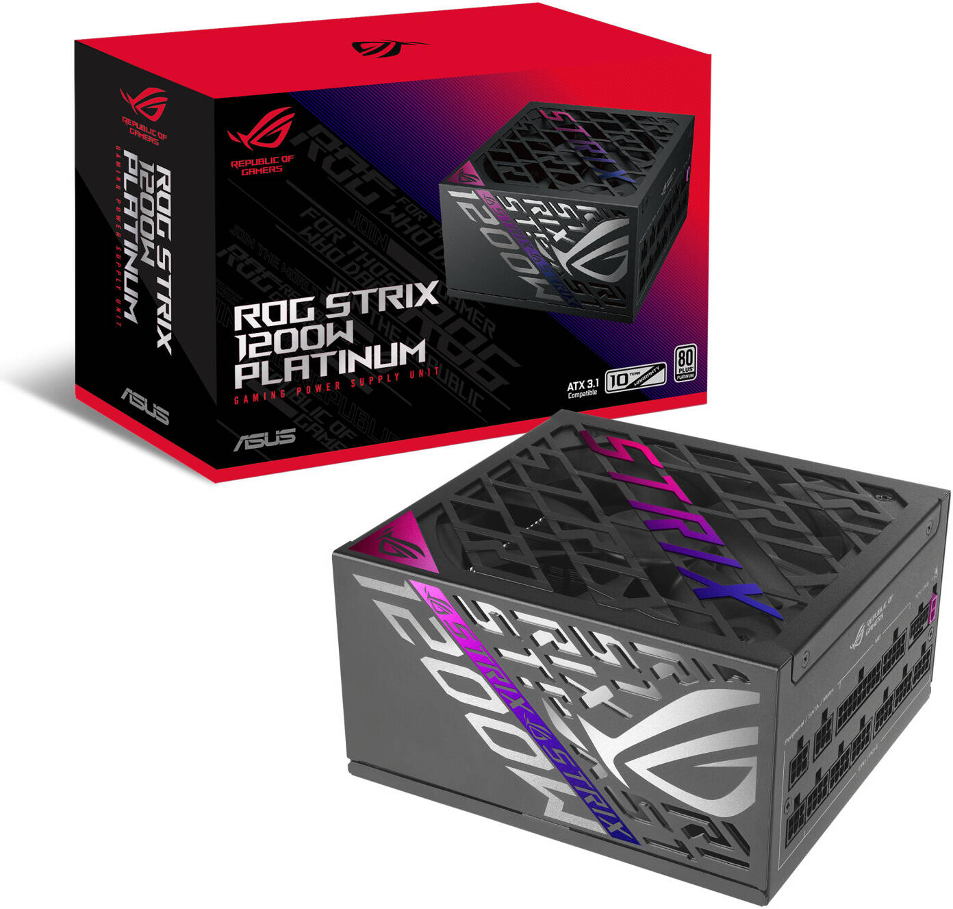 ASUS ROG Strix 1200W Fully Modular Power Supply 90YE00W0-B0NA00
