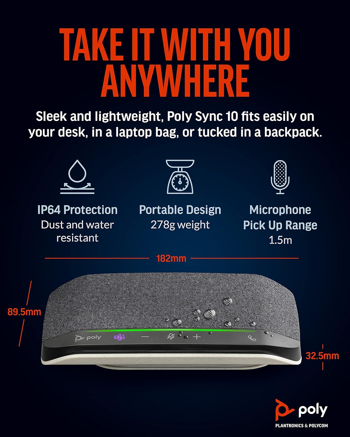 Poly Sync 10 USB Speakerphone (Plantronics)