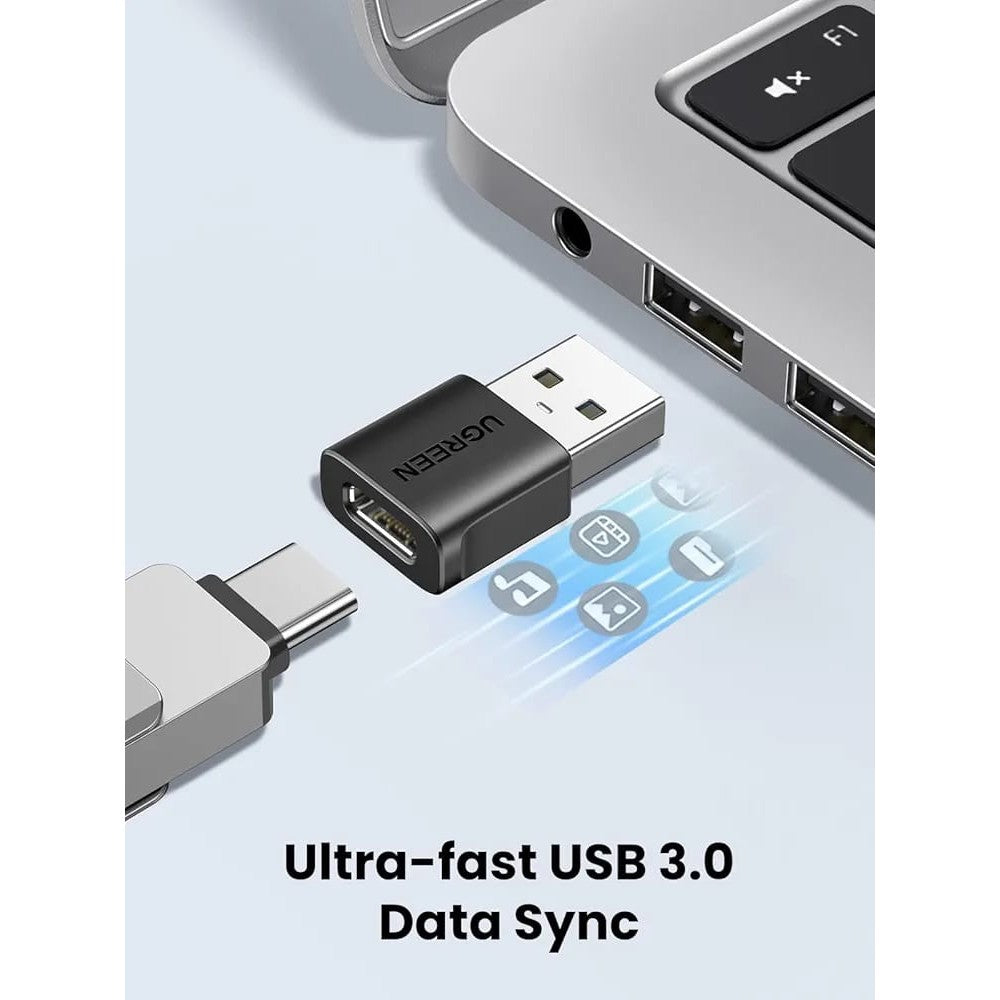 UGREEN USB-C Female to USB-A Male Adapter Set 3-Pack 45299