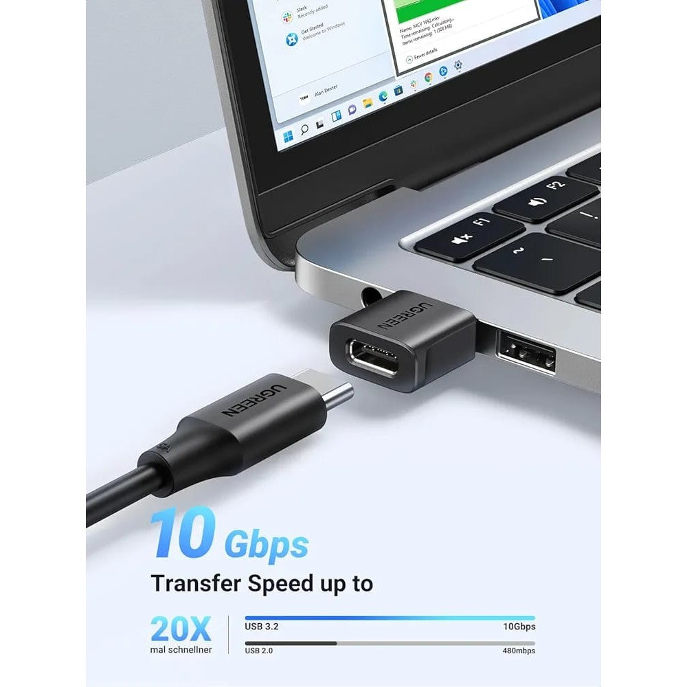 UGREEN USB-C Female to USB-A Male Adapter Set 3-Pack 45299