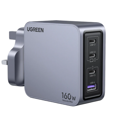 UGREEN Nexode Pro 160W 4-Port GaN Fast Charger Set UK 25878