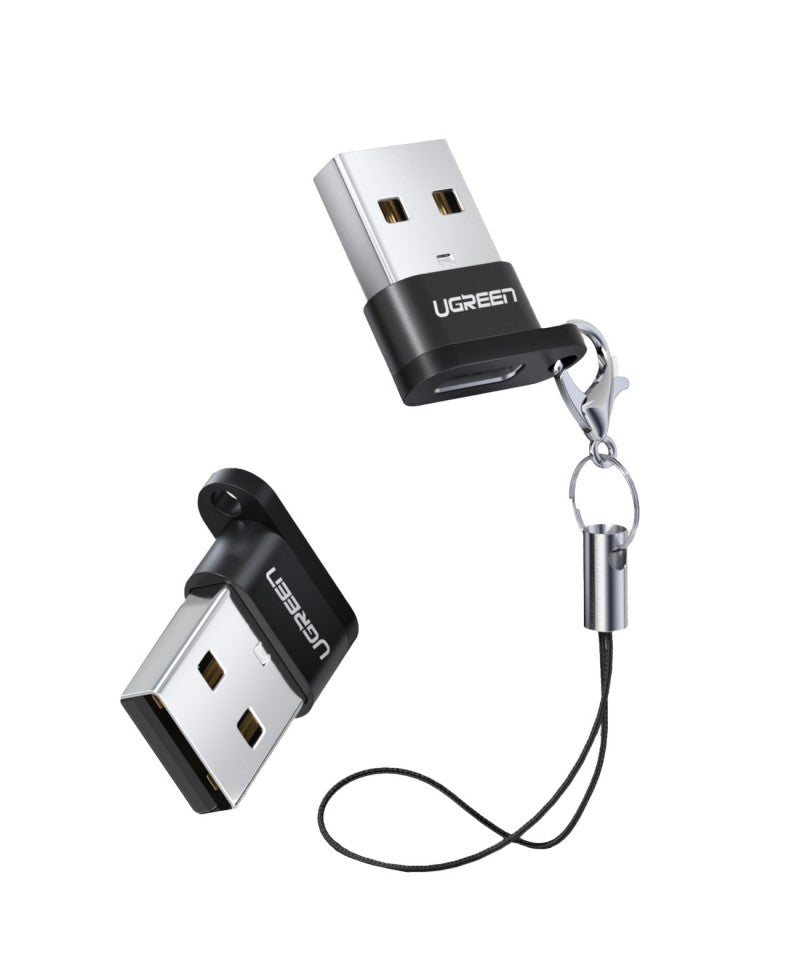 UGREEN USB A Male to USB-C Female Adapter (Black) 50568